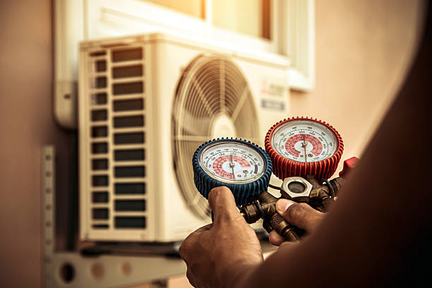 Professional Hvac Installation technician working in Covington, IN